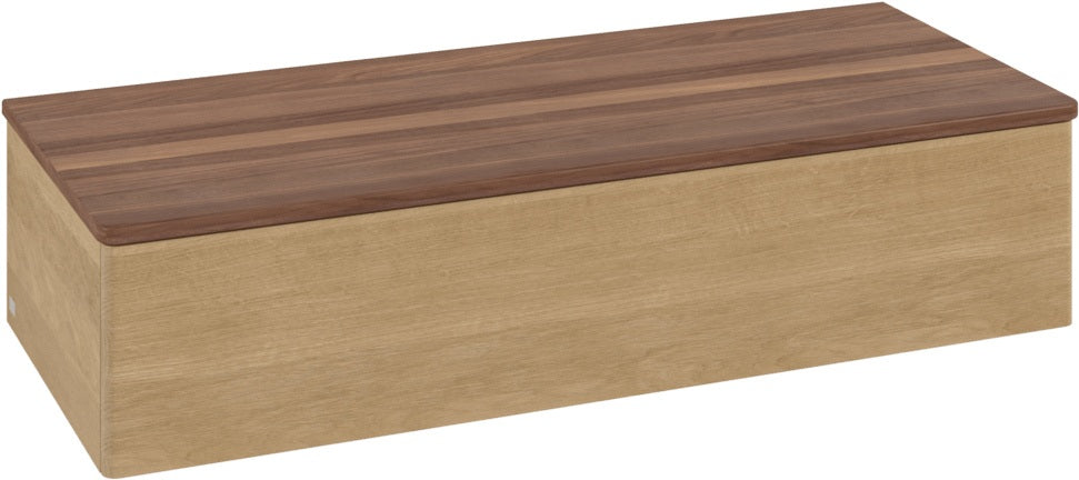 Villeroy & Boch Antao Sideboard 1200 mm Warm Walnut mit LED-Beleuchtung und Push-to-Open
