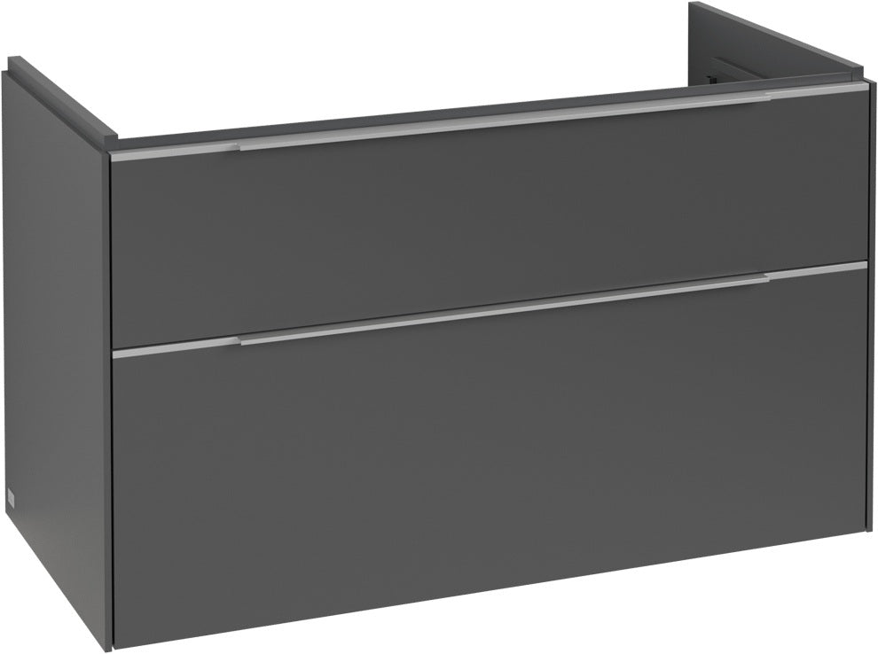 Villeroy & Boch Subway 3.0 Waschtischunterschrank C570L0 Brilliant White mit LED-Beleuchtung und SoftClosing