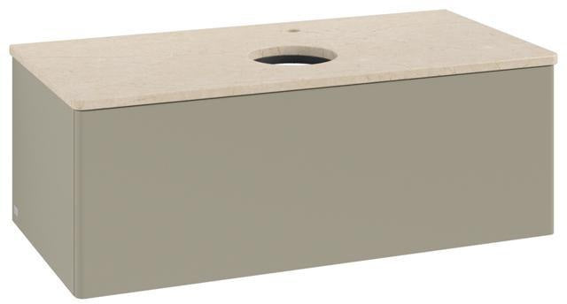 Villeroy & Boch Waschtischunterschrank Antao L31050 1000 mm Anthrazit Matt Lack mit LED-Beleuchtung