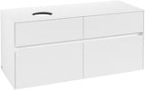 Villeroy & Boch Waschtischunterschrank Collaro C042 1200 mm White Matt mit 4 Auszügen