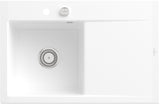 Villeroy & Boch Einbauspüle Subway Style 45 – Stone White CeramicPlus, 78x51 cm, Keramik