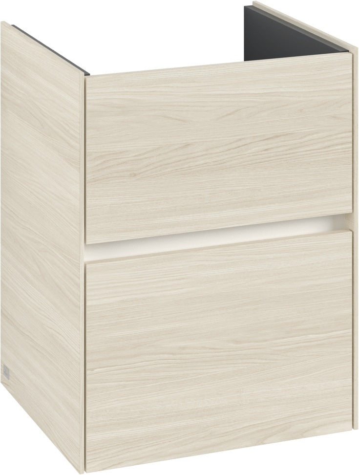 Villeroy & Boch Collaro Waschtischunterschrank C141 B0 White Oak 472 mm mit LED-Beleuchtung