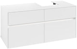 Villeroy & Boch Waschbeckenunterschrank Collaro C099B0 1200 mm White Matt mit LED-Beleuchtung