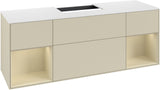 Villeroy & Boch Finion Waschtischunterschrank 1600 mm Glossy White Lacquer mit LED-Beleuchtung