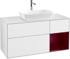 weiß / Mitteldichte Faserplatte (MDF) / G831H B 1200x603x501mm Glossy White