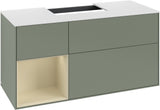 Villeroy & Boch Finion Waschtischunterschrank G161G 1200 mm Glossy White Lacquer mit LED-Beleuchtung