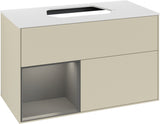 Villeroy & Boch Finion Waschtischunterschrank 1000 mm White Matt Lacquer mit LED-Beleuchtung