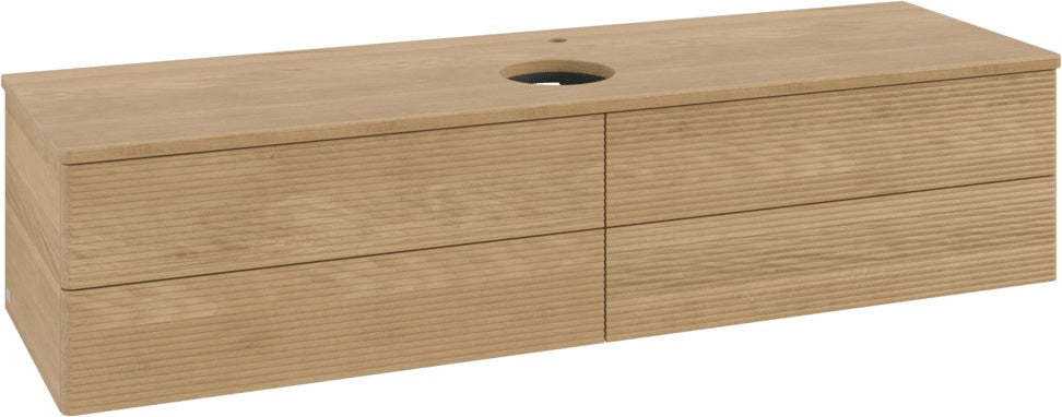Villeroy & Boch Waschtischunterschrank Antao 1600 mm Glossy White Lacquer mit 4 Auszügen