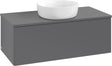 Villeroy & Boch Waschtischunterschrank Antao L31050 1000 mm Anthrazit Matt Lack mit LED-Beleuchtung