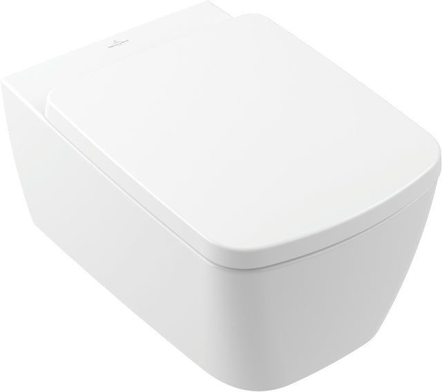 Villeroy & Boch Subway 3.0 Wand-WC Set 370x560mm rechteckig Weiß Alpin mit WC-Sitz
