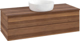 Villeroy & Boch Waschbeckenunterschrank Antao 1200 mm Warm Walnut mit Auszugsbeleuchtung