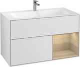 Villeroy & Boch Finion Waschtischunterschrank 996 mm White Matt Lacquer mit Beleuchtung