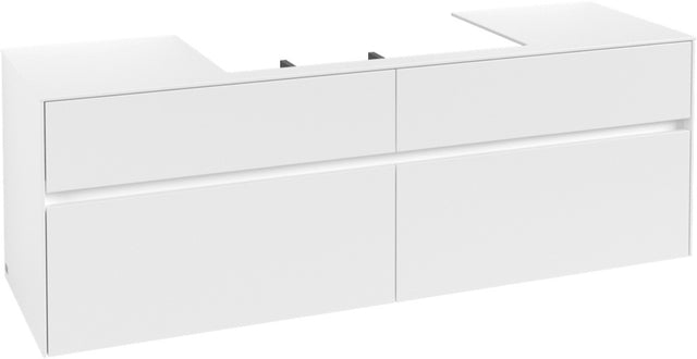 Villeroy & Boch Waschtischunterschrank Collaro C028 1600 mm White Matt mit 4 Auszügen