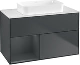 Villeroy & Boch Finion Waschtischunterschrank 1000 mm Glossy White Lacquer – mit LED-Beleuchtung & SoftClosing
