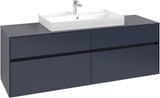 Villeroy & Boch Waschtischunterschrank Collaro C028 B0 1600 mm White Oak mit LED-Beleuchtung und SoftClosing