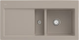 Villeroy & Boch Einbauspüle Subway 60 Ivory CeramicPlus – 1000 mm Keramik mit Abtropffläche