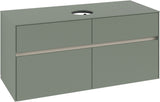 Villeroy & Boch Waschtischunterschrank Collaro C041 B0 1200 mm White Oak mit Beleuchtung