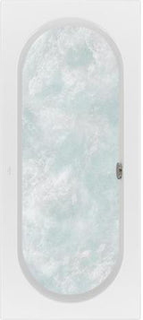 Villeroy & Boch Whirlpoolsystem LOOP & FRIENDS Combi Comfort mit Multiplex Trio, Weiß, 1700 x 750 mm