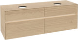 Villeroy & Boch Collaro Waschtischunterschrank 1600 mm Truffle Grey mit LED-Beleuchtung