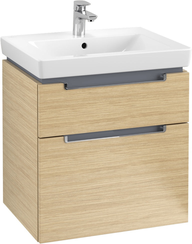 Villeroy & Boch Waschtischunterschrank Subway 2.0, 537 mm, Santana Oak, mit Auszug & Accessory Box