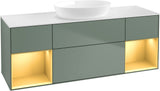 Villeroy & Boch Finion Waschtischunterschrank GD01GF 1600 mm Glossy White Lacquer mit Beleuchtung