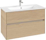 Villeroy & Boch Waschtischunterschrank Collaro White Matt 961 mm – 2 Auszüge, SoftClosing, Push-Open