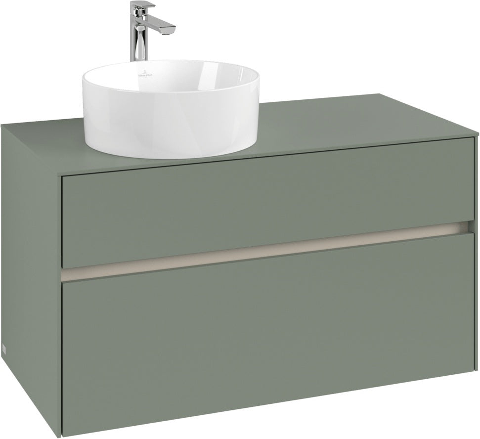 Villeroy & Boch Collaro Waschbeckenunterschrank 1000 mm White Oak mit SoftClosing