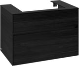 Villeroy & Boch Waschbeckenunterschrank Collaro C080 Black Oak 800 mm mit SoftClosing