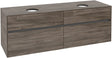 Villeroy & Boch Waschtischunterschrank Collaro C052 Stone Oak 1600 mm – 4 Auszüge, Push-Open