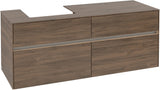 Villeroy & Boch Waschtischunterschrank Collaro C074 B0 1400 mm Arizona Oak mit LED-Beleuchtung