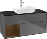 Villeroy & Boch Finion Waschtischunterschrank 1200 mm Glossy White Lacquer mit Beleuchtung