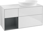 weiß / Mitteldichte Faserplatte (MDF) / GA41H G 1200x603x501mm White Matt
