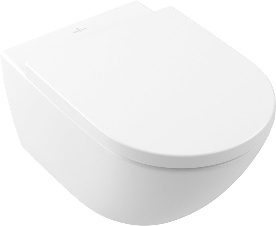 Villeroy & Boch WC-Sitz Subway 3.0 8M42S1 – Oval, Weiß Alpin, Duroplast mit SoftClosing & QuickRelease