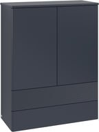 Mitteldichte Faserplatte (MDF) / blau / matt
