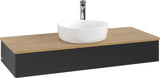 Villeroy & Boch Waschtischunterschrank Antao 1200 mm Anthrazit Matt mit LED-Auszugsbeleuchtung