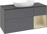 Villeroy & Boch Finion Waschtischunterschrank FA72GFGF 1200 mm Glossy White Lacquer mit LED-Beleuchtung