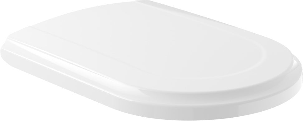 Villeroy & Boch WC-Sitz Hommage 8809S1 mit SoftClosing & QuickRelease, Weiß Alpin, Oval