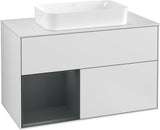Villeroy & Boch Waschtischunterschrank Finion G241GF Glossy White Lacquer 1000 mm mit Beleuchtung
