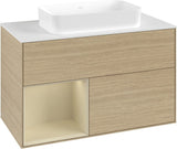 Villeroy & Boch Finion Waschtischunterschrank 1000 mm Glossy White Lacquer – mit LED-Beleuchtung & SoftClosing
