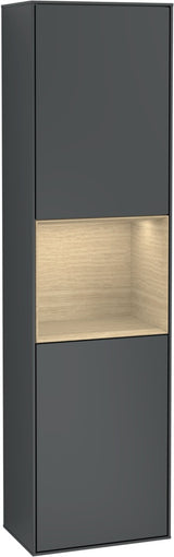 Villeroy & Boch Hochschrank Finion G460GF – Hochglanz Weiß, LED-Beleuchtung, SoftClose