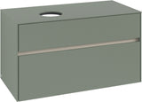 Villeroy & Boch Collaro Waschbeckenunterschrank 1000 mm White Oak mit SoftClosing