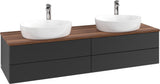 Villeroy & Boch Antao Waschtischunterschrank 1600 mm Anthracite Matt mit LED-Beleuchtung