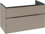 Villeroy & Boch Subway 3.0 Waschtischunterschrank C570L0 Brilliant White mit LED-Beleuchtung und SoftClosing