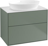 Villeroy & Boch Waschtischunterschrank Finion G9920 800 mm Glossy White Lacquer mit Beleuchtung