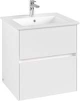 Villeroy & Boch Collaro Waschtischunterschrank C142 B0 – 561 mm, White Matt, LED-Beleuchtung & SoftClosing