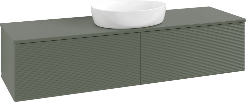 Villeroy & Boch Waschbeckenunterschrank Antao K36110 1600 mm Anthracite Matt Lacquer