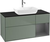 Villeroy & Boch Finion Waschbeckenunterschrank 1200 mm Glossy White Lacquer mit Beleuchtung