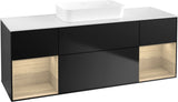 Villeroy & Boch Finion Waschtischunterschrank 1600 mm Glossy White Lacquer mit Beleuchtung