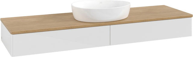 Villeroy & Boch Waschtischunterschrank Antao 1600 mm Glossy White Lacquer mit LED-Beleuchtung