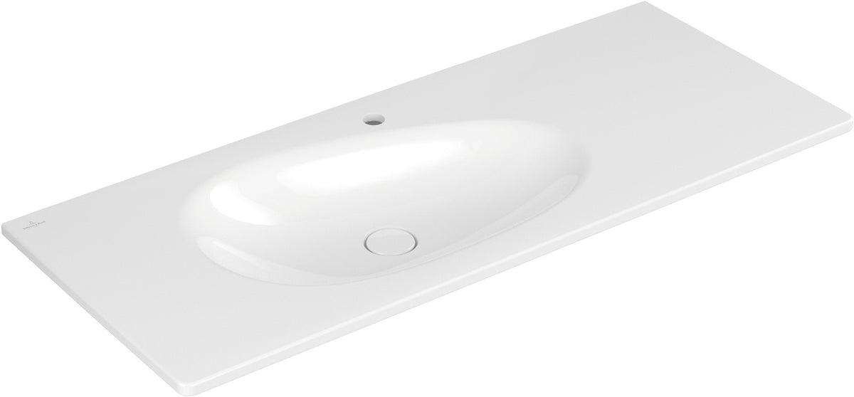 Villeroy & Boch Antao Schrankwaschtisch 800 mm Almond CeramicPlus – Wandmontage, TitanCeram, ohne Überlauf